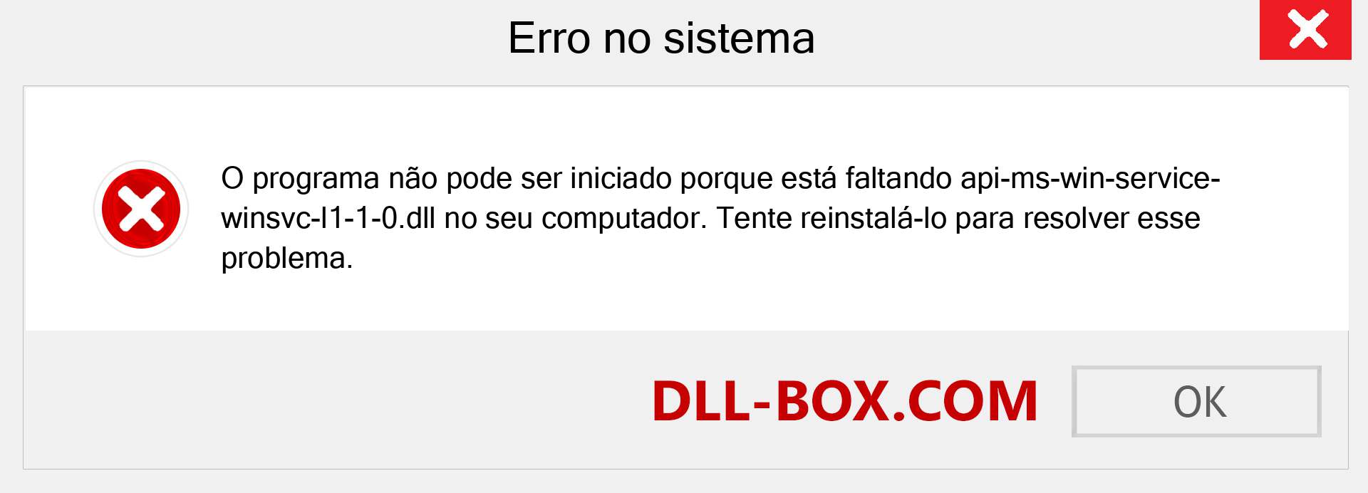 Arquivo api-ms-win-service-winsvc-l1-1-0.dll ausente ?. Download para Windows 7, 8, 10 - Correção de erro ausente api-ms-win-service-winsvc-l1-1-0 dll no Windows, fotos, imagens